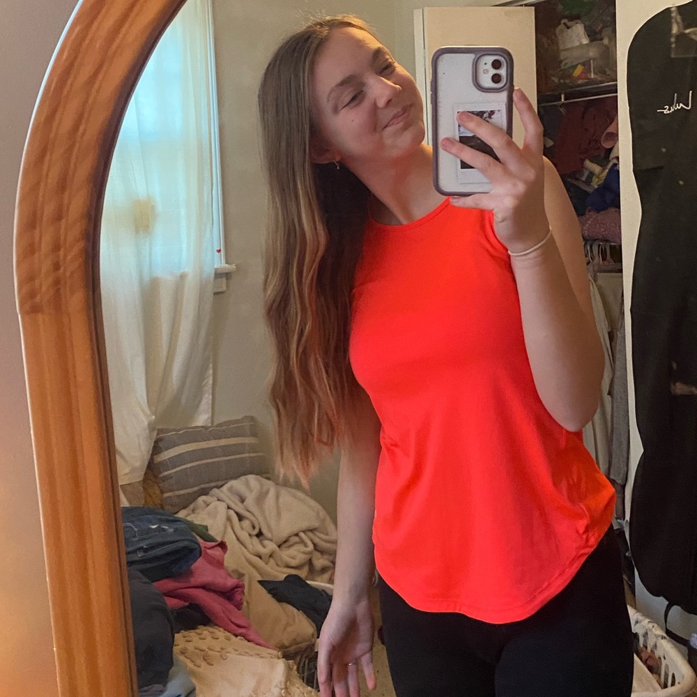 Neon Pink Athletic Tank